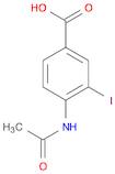 Benzoic acid, 4-(acetylamino)-3-iodo-