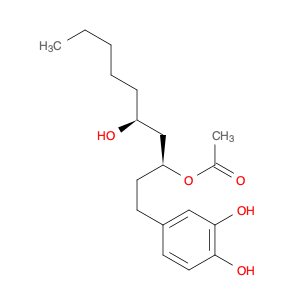 1,2-Benzenediol, 4-[(3S,5S)-3-(acetyloxy)-5-hydroxydecyl]-