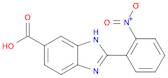 1H-Benzimidazole-6-carboxylic acid, 2-(2-nitrophenyl)-