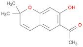 Ethanone, 1-(7-hydroxy-2,2-dimethyl-2H-1-benzopyran-6-yl)-