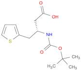 2-Thiophenebutanoic acid, β-[[(1,1-dimethylethoxy)carbonyl]amino]-, (βS)-