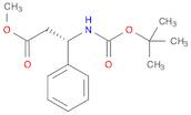 Benzenepropanoic acid, β-[[(1,1-dimethylethoxy)carbonyl]amino]-, methyl ester, (βS)-