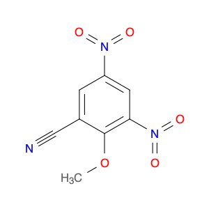 Benzonitrile, 2-methoxy-3,5-dinitro-