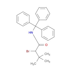 Butanamide, 2-bromo-3,3-dimethyl-N-(triphenylmethyl)-