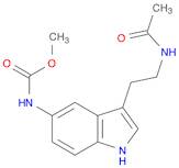 Carbamic acid, N-[3-[2-(acetylamino)ethyl]-1H-indol-5-yl]-, methyl ester