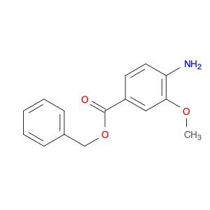 Benzoic acid, 4-amino-3-methoxy-, phenylmethyl ester