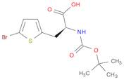 2-Thiophenepropanoic acid, 5-bromo-α-[[(1,1-dimethylethoxy)carbonyl]amino]-, (αS)-