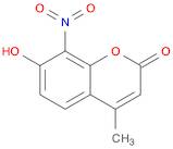 2H-1-Benzopyran-2-one, 7-hydroxy-4-methyl-8-nitro-