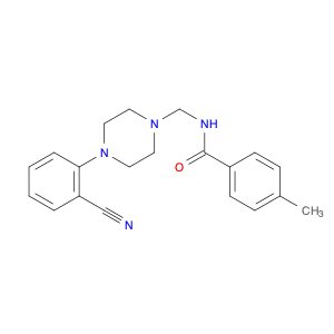 Benzamide, N-[[4-(2-cyanophenyl)-1-piperazinyl]methyl]-4-methyl-