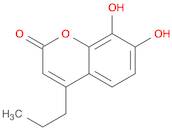 2H-1-Benzopyran-2-one, 7,8-dihydroxy-4-propyl-