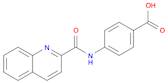 Benzoic acid, 4-[(2-quinolinylcarbonyl)amino]-