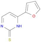 2(1H)-Pyrimidinethione, 6-(2-furanyl)-