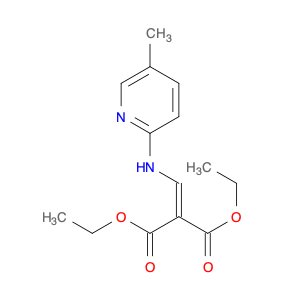 Propanedioic acid, 2-[[(5-methyl-2-pyridinyl)amino]methylene]-, 1,3-diethyl ester