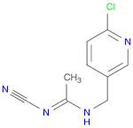 Ethanimidamide, N-[(6-chloro-3-pyridinyl)methyl]-N'-cyano-, (1E)-