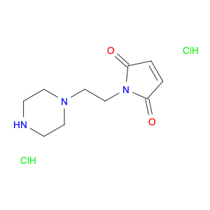 1H-Pyrrole-2,5-dione, 1-[2-(1-piperazinyl)ethyl]-, hydrochloride (1:2)