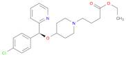 1-Piperidinebutanoic acid, 4-[(S)-(4-chlorophenyl)-2-pyridinylmethoxy]-, ethyl ester