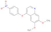 Quinoline, 6,7-dimethoxy-4-(4-nitrophenoxy)-