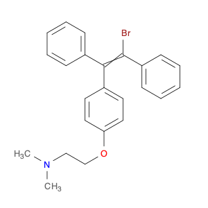 Ethanamine, 2-[4-(2-bromo-1,2-diphenylethenyl)phenoxy]-N,N-dimethyl-