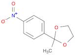 1,3-Dioxolane, 2-methyl-2-(4-nitrophenyl)-