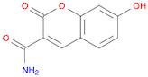 2H-1-Benzopyran-3-carboxamide, 7-hydroxy-2-oxo-