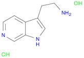 1H-Pyrrolo[2,3-c]pyridine-3-ethanamine, hydrochloride (1:2)