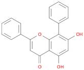 4H-1-Benzopyran-4-one, 5,7-dihydroxy-2,8-diphenyl-