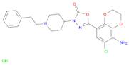 1,3,4-Oxadiazol-2(3H)-one, 5-(8-amino-7-chloro-2,3-dihydro-1,4-benzodioxin-5-yl)-3-[1-(2-phenyleth…