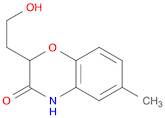 2H-1,4-Benzoxazin-3(4H)-one, 2-(2-hydroxyethyl)-6-methyl-