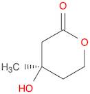 2H-Pyran-2-one, tetrahydro-4-hydroxy-4-methyl-, (4R)-