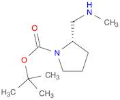 1-Pyrrolidinecarboxylic acid, 2-[(methylamino)methyl]-, 1,1-dimethylethyl ester, (2S)-