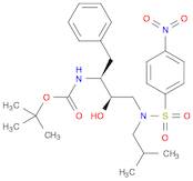 Carbamic acid, N-[(1S,2R)-2-hydroxy-3-[(2-methylpropyl)[(4-nitrophenyl)sulfonyl]amino]-1-(phenylme…