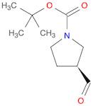 1-Pyrrolidinecarboxylic acid, 3-formyl-, 1,1-dimethylethyl ester, (3S)-