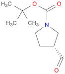 1-Pyrrolidinecarboxylic acid, 3-formyl-, 1,1-dimethylethyl ester, (3R)-