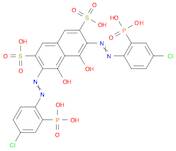 2,7-Naphthalenedisulfonic acid, 3,6-bis[2-(4-chloro-2-phosphonophenyl)diazenyl]-4,5-dihydroxy-