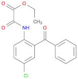 Acetic acid, 2-[(2-benzoyl-4-chlorophenyl)amino]-2-oxo-, ethyl ester