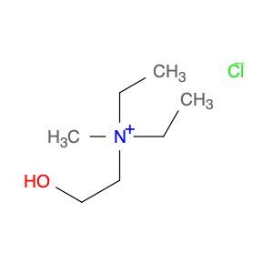 Ethanaminium, N,N-diethyl-2-hydroxy-N-methyl-, chloride (1:1)