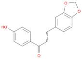 2-Propen-1-one, 3-(1,3-benzodioxol-5-yl)-1-(4-hydroxyphenyl)-