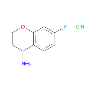 2H-1-Benzopyran-4-amine, 7-fluoro-3,4-dihydro-, hydrochloride (1:1)