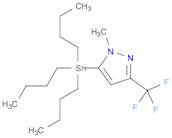 1H-Pyrazole, 1-methyl-5-(tributylstannyl)-3-(trifluoromethyl)-