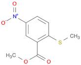 Benzoic acid, 2-(methylthio)-5-nitro-, methyl ester