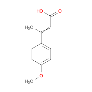 2-Butenoic acid, 3-(4-methoxyphenyl)-