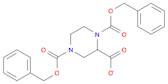 1,2,4-Piperazinetricarboxylic acid, 1,4-bis(phenylmethyl) ester