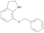 1H-Indole, 2,3-dihydro-7-(phenylmethoxy)-