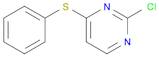 Pyrimidine, 2-chloro-4-(phenylthio)-