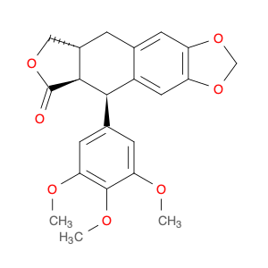 Furo[3',4':6,7]naphtho[2,3-d]-1,3-dioxol-6(5aH)-one, 5,8,8a,9-tetrahydro-5-(3,4,5-trimethoxyphenyl…