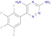 1,2,4-Triazine-3,5-diamine, 6-(2,3,4,5-tetrafluorophenyl)-