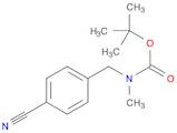 Carbamic acid, [(4-cyanophenyl)methyl]methyl-, 1,1-dimethylethyl ester (9CI)