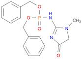 Phosphoramidic acid, N-(4,5-dihydro-1-methyl-4-oxo-1H-imidazol-2-yl)-, bis(phenylmethyl) ester