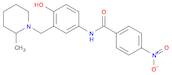 Benzamide, N-[4-hydroxy-3-[(2-methyl-1-piperidinyl)methyl]phenyl]-4-nitro-