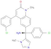 2(1H)-Quinolinone, 6-[(R)-amino(4-chlorophenyl)(1-methyl-1H-imidazol-5-yl)methyl]-4-(3-chloropheny…